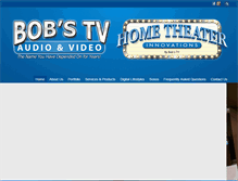 Tablet Screenshot of hometheaterbybobstv.com
